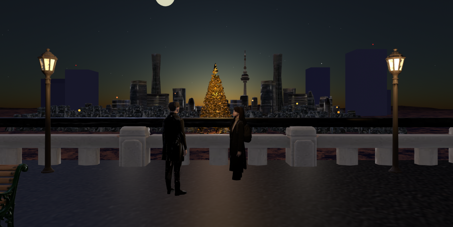 AI-generated Spatial World inspired by Korean drama
